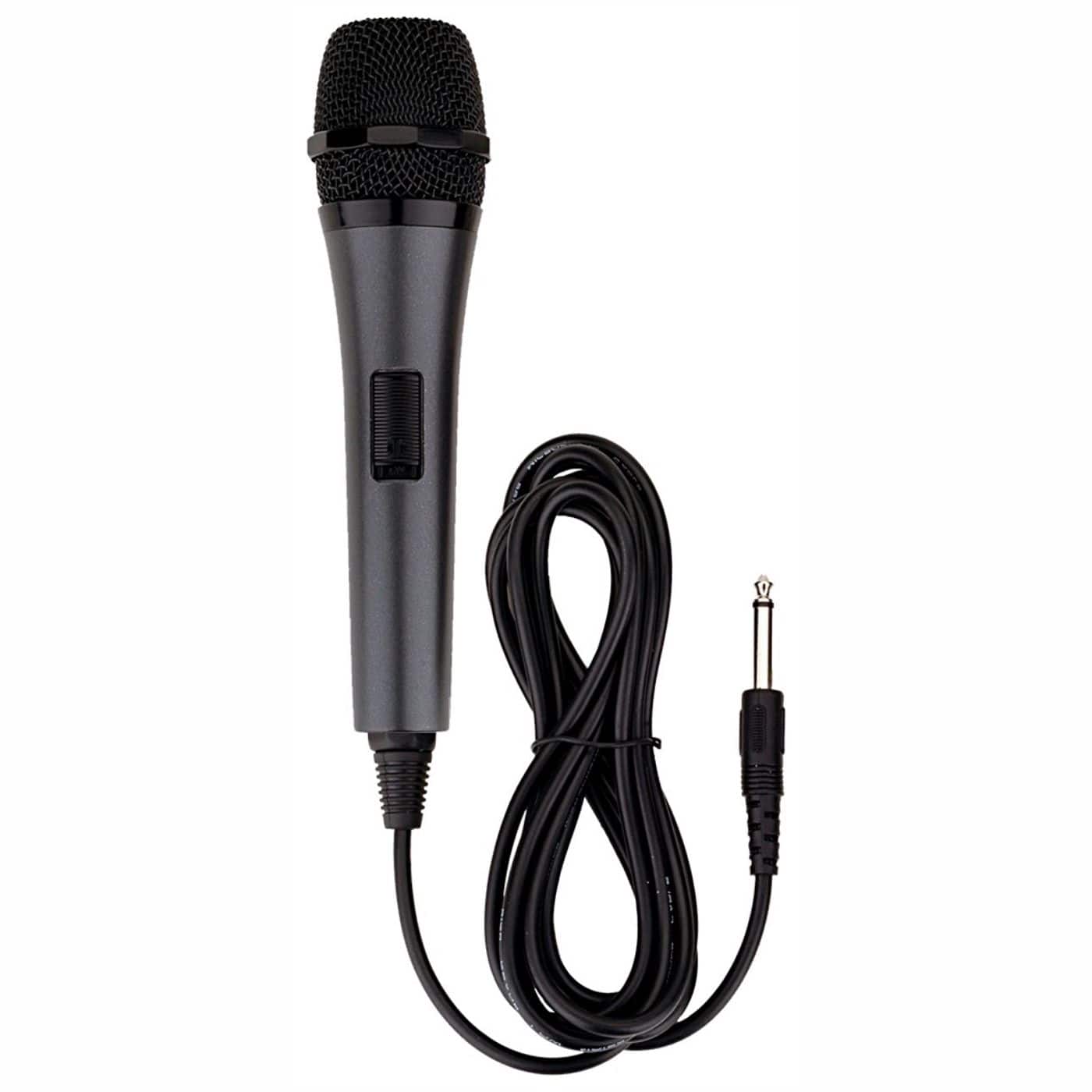 Karaoke USA - M187 PROFESSIONAL DYNAMIC MICROPHONE WITH CORD