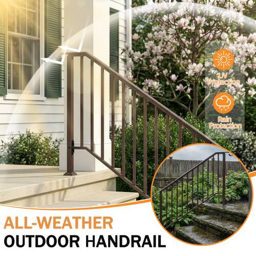 UV Protection, Rain Protection, ALL-WEATHER OUTDOOR HANDRAIL
