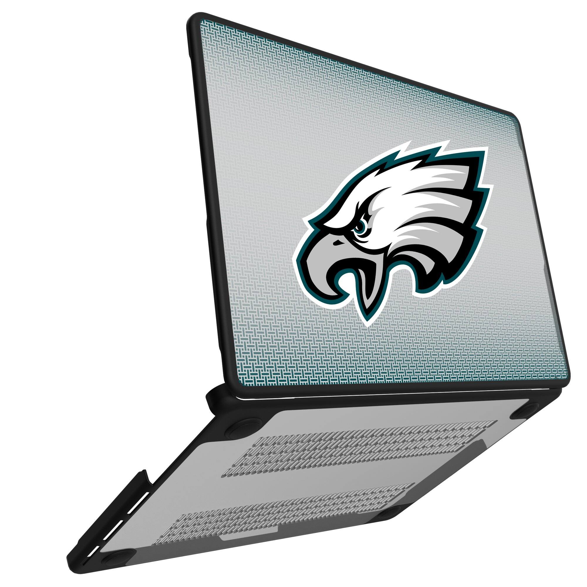Alt View 1. Keyscaper - Philadelphia Eagles Linen MacBook Case - Air 13 in - Multicolor.