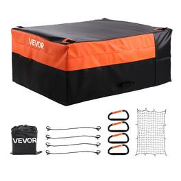 VEVOR - Truck Bed Cargo Bag, Waterproof 840D PVC, 51.18 x 40.16 x 21.85 in (26 Cu. ft), Heavy Duty Cargo Bag for Truck Bed - Black + Orange