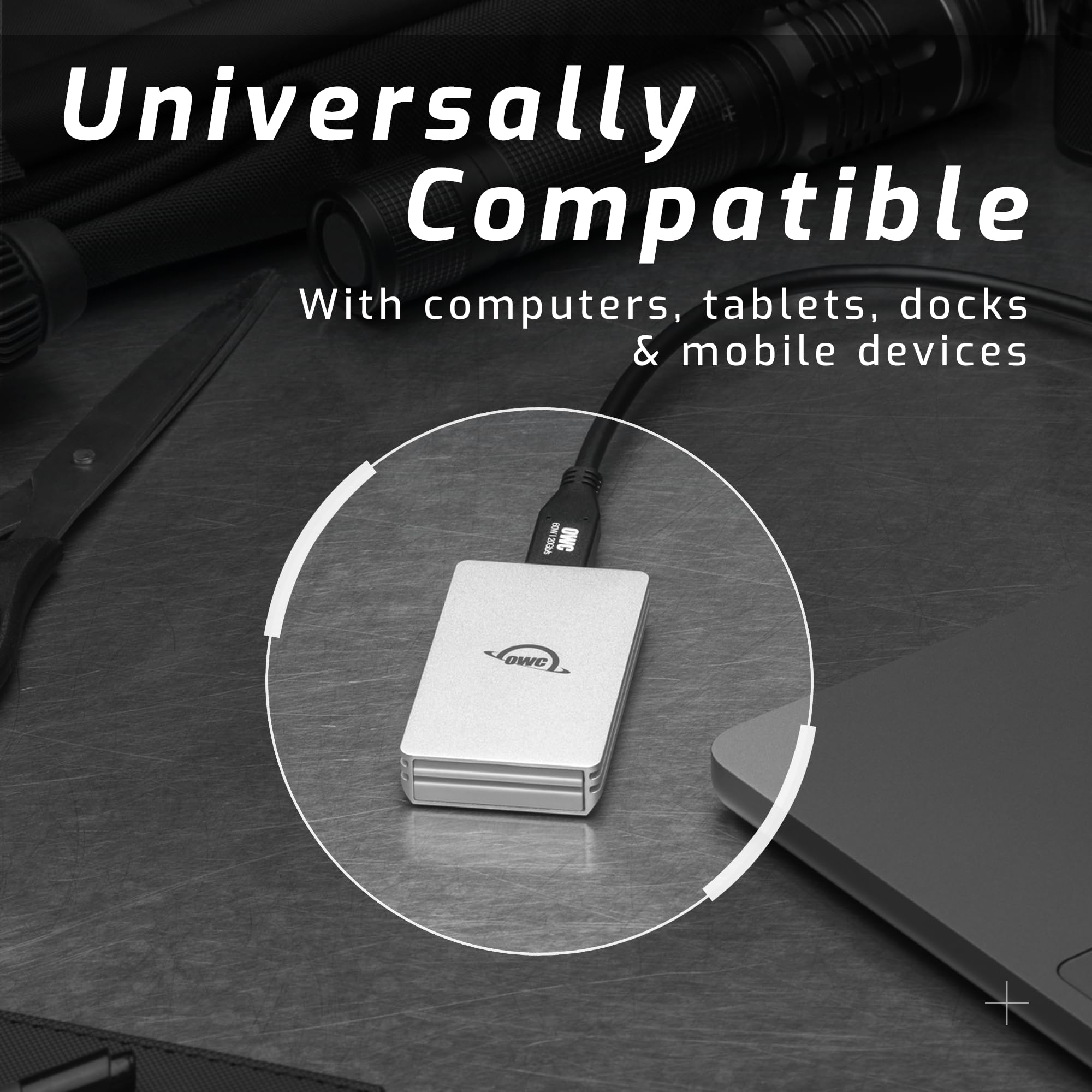 Universally Compatible  
With computers, tablets, docks & mobile devices