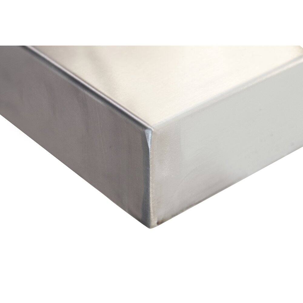 Back. Sportsman Pro-Series - Sportsman Series Stainless Steel Double Wall Mount Shelf - Silver.
