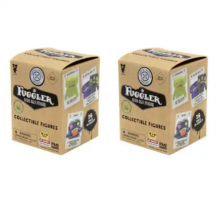 COLLECTIBLE FIGURES
FUGGLER
FUNNY UGLY MONSTER
26 TO COLLECT
WARNING: CHOKING HAZARD - Small parts. Not for children under 3 years.
BE AWARE!
NEW DESIGNS!
CONTAINS CHOKING HAZARD - Small parts.
26 TO COLLECT!
2 EXCLUSIVE FIGURES TO COLLECT!