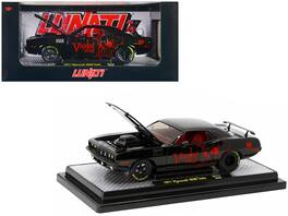 M2 - 1971 Plymouth Hemi Barracuda Black Metallic Red Interior "Voodoo by Lunati" Limited Edition 6650 pcs 1/24 - Black Metallic With Red
