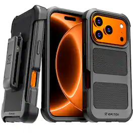 RomeTech - Designed for iPhone 18 Pro Max Defender Net Protective Case - Black