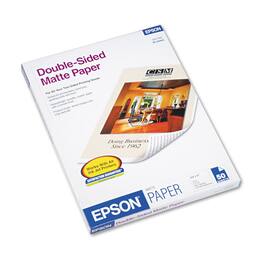 Epson - Premium Matte Presentation Paper Double-Sided Letter Size Matte Bright White - Pack of 50