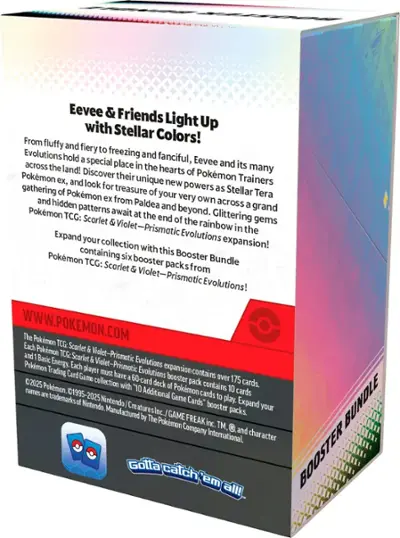 Pokémon - Trading Card Game: Scarlet & Violet - Prismatic Evolutions Booster Bundle