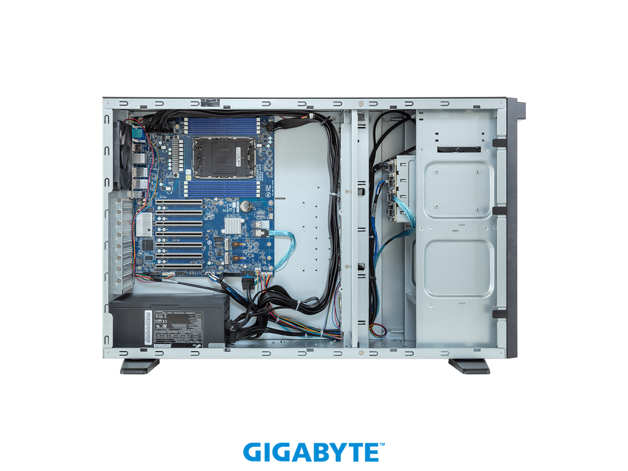 Alt View 2. GIGABYTE - GIGABYTE W773-W80 GPU Workstation - Intel® Xeon® W-3500/2500/3400/2400 - UP.