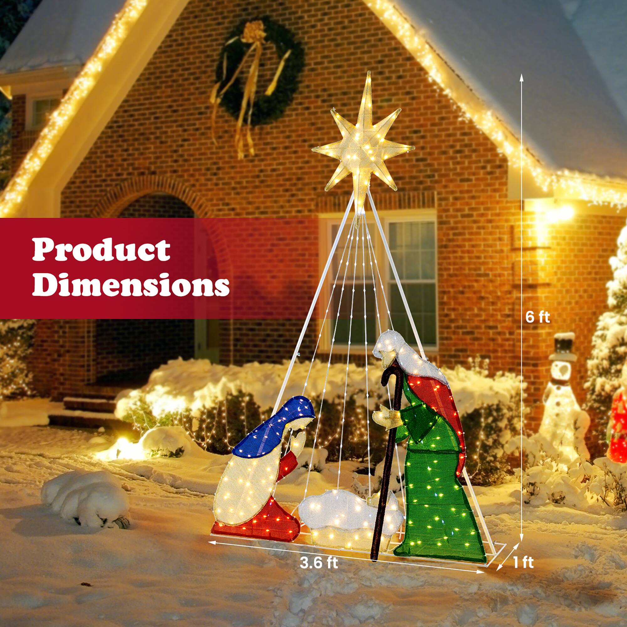 Product Dimensions  
6 ft  
3.6 ft  
1 ft