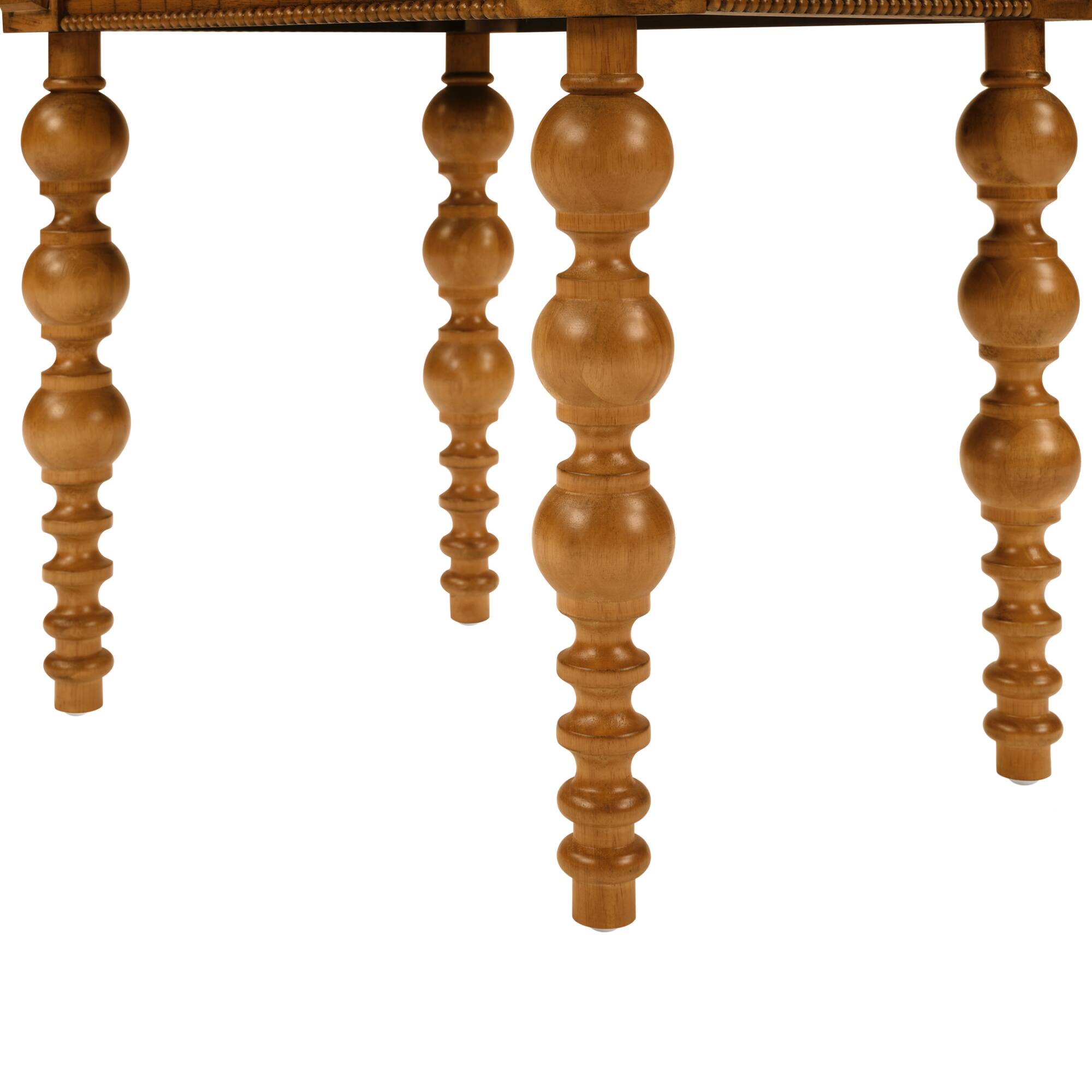 Alt View 10. GOODSILO - Solid Wood End Table with Drawer, Vintage Narrow Sofa Side Table for Living Room - Natural.