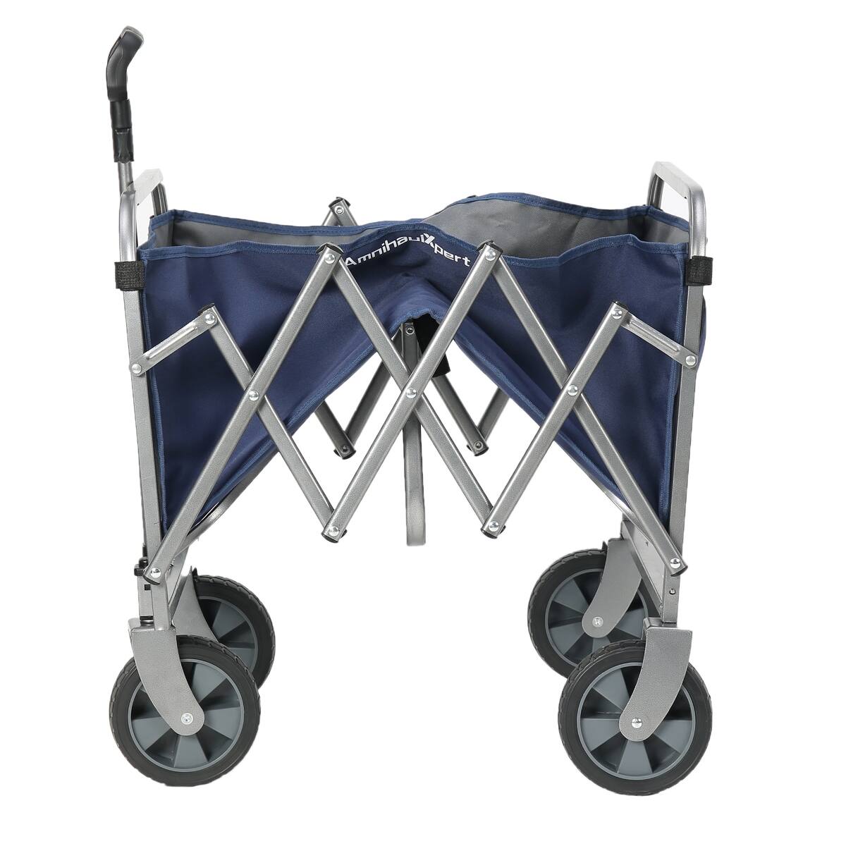 Alt View 10. Loheer - Loheer Foldable Wagon Cart Heavy Duty Collapsible Wagon with All Terrain Wheels for Camping Garden and Shopping.