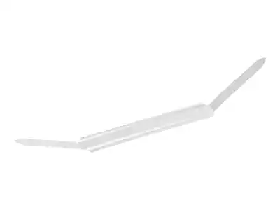Front. ACCO - Premium Prong Fasteners, Silver, 100/Box - Matte tin.