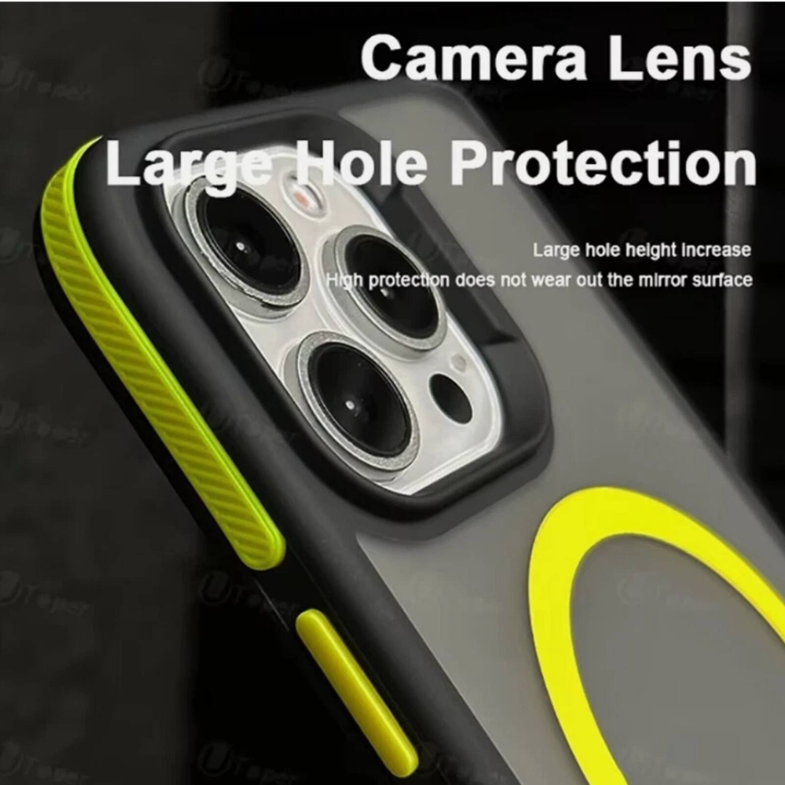 Camera Lens  
Large Hole Protection  
Large hole height increase  
High protection does not wear out the mirror surface