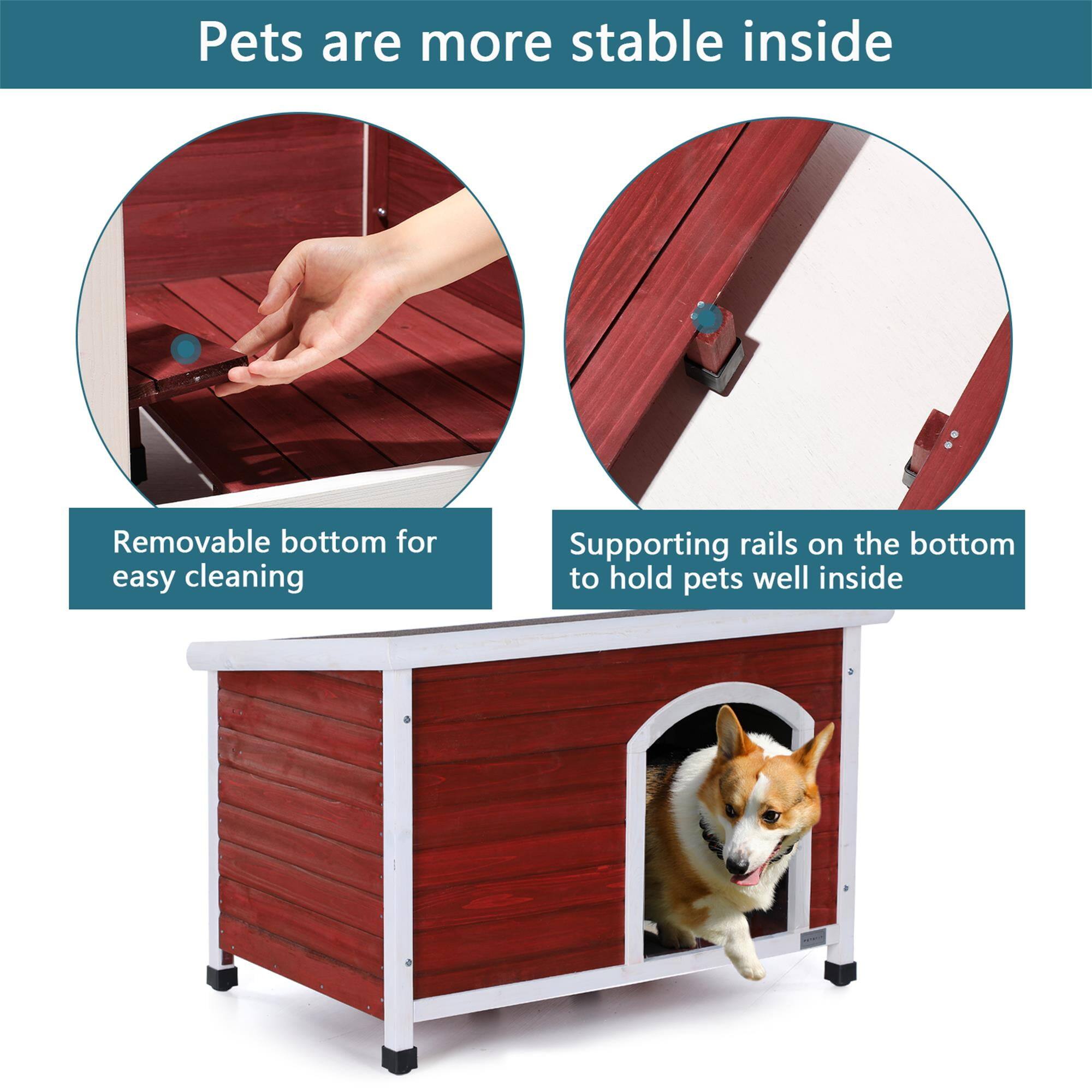 Pets are more stable inside

- Removable bottom for easy cleaning
- Supporting rails on the bottom to hold pets well inside