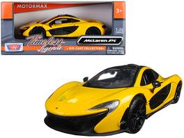 McLaren P1 1/24 Diecast Model Car by Motormax - Yellow