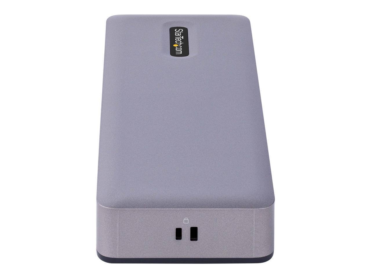 Alt View 4. StarTech.com - StarTech USB-C Dock: 3x4K30/2x4K60 HDMI/DP, 7-Port USB Hub (DK31C3MNCR).