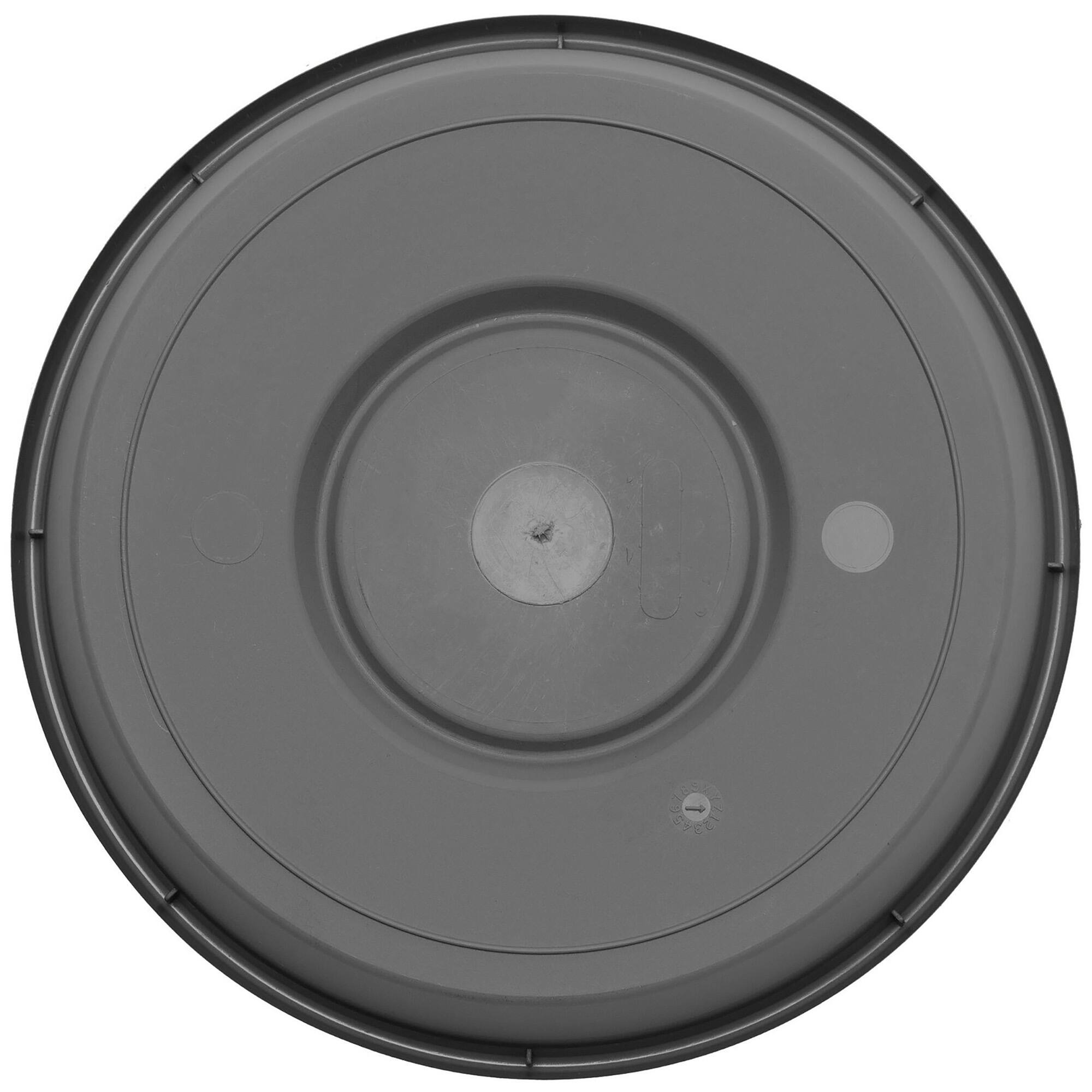 Alt View 4. Bloem - Charcoal 20" - Terra Saucer Tray.