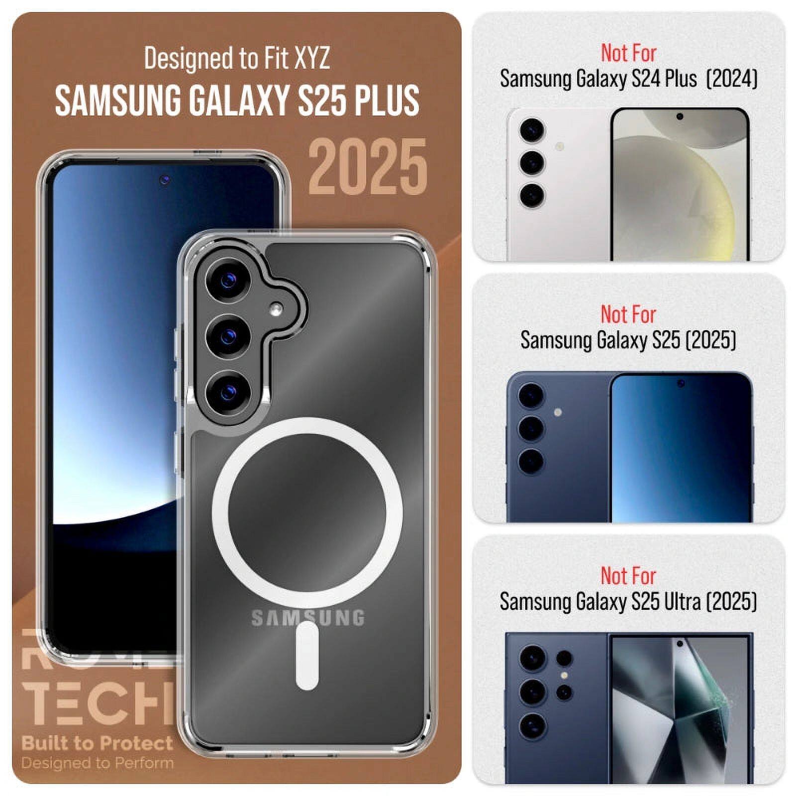 Designed to Fit XYZ  
SAMSUNG GALAXY S25 PLUS 2025  

Not For Samsung Galaxy S24 Plus (2024)  
Not For Samsung Galaxy S25 (2025)  
Not For Samsung Galaxy S25 Ultra (2025)  

SAMSUNG A TECH  
Built to Protect  
Designed to Perform