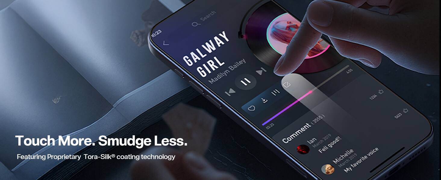 Search 10:23 GALWAY GIRL Bailey Madilyn Touch More. Smudge Less. Featuring Proprietary Tora-Silk coating technology

4.55 1234 3555 02/23

Comment (3555)
lan March 2019 good!! Fell voice
Michelle March 2019 My favorite voice