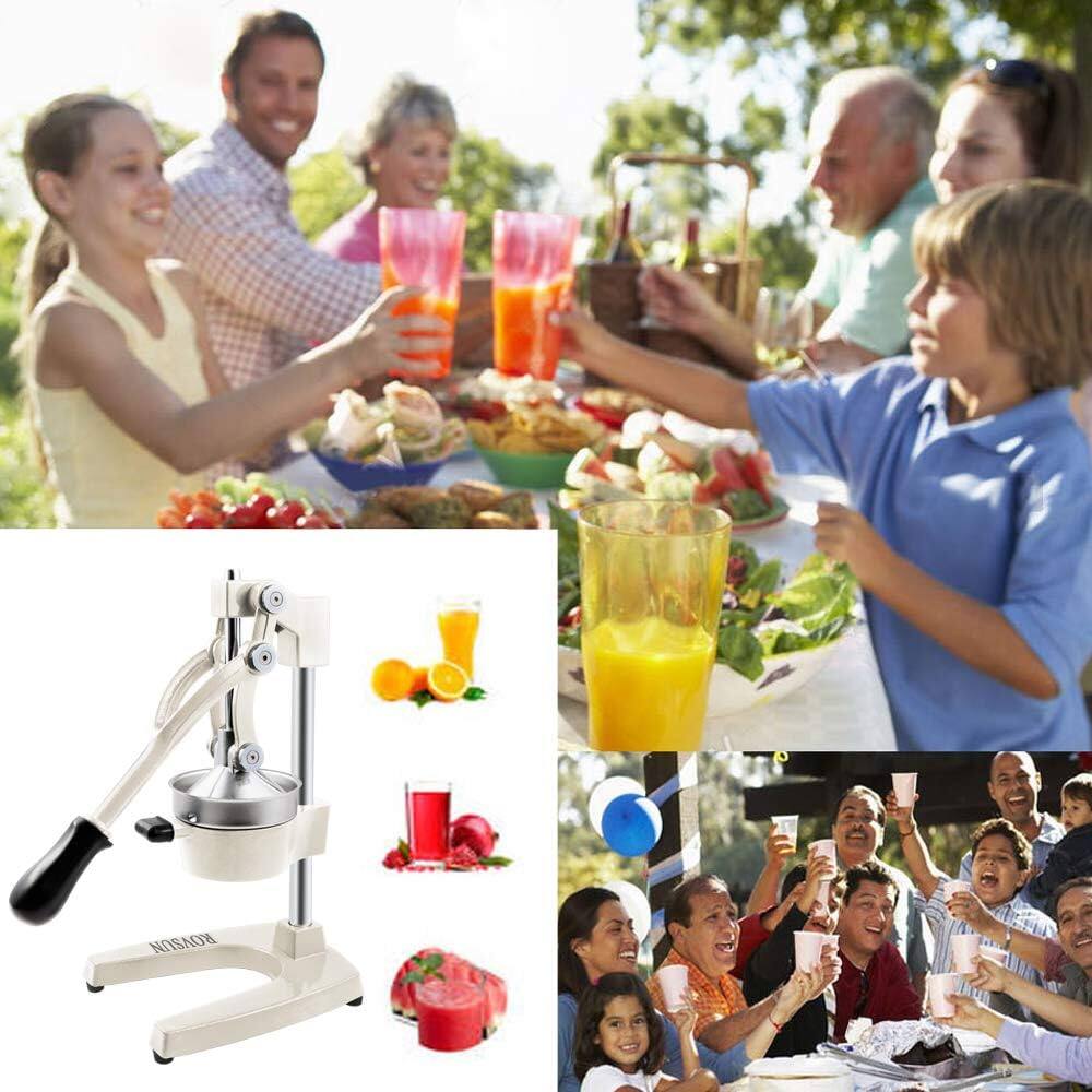 Alt View 6. Winado - Kitchen Citrus Juicer Lemon Squeezer, Cast Iron Juicer, Commercial Manual Fruit Press Juicer for Lemon Pomegranate Orang - White.