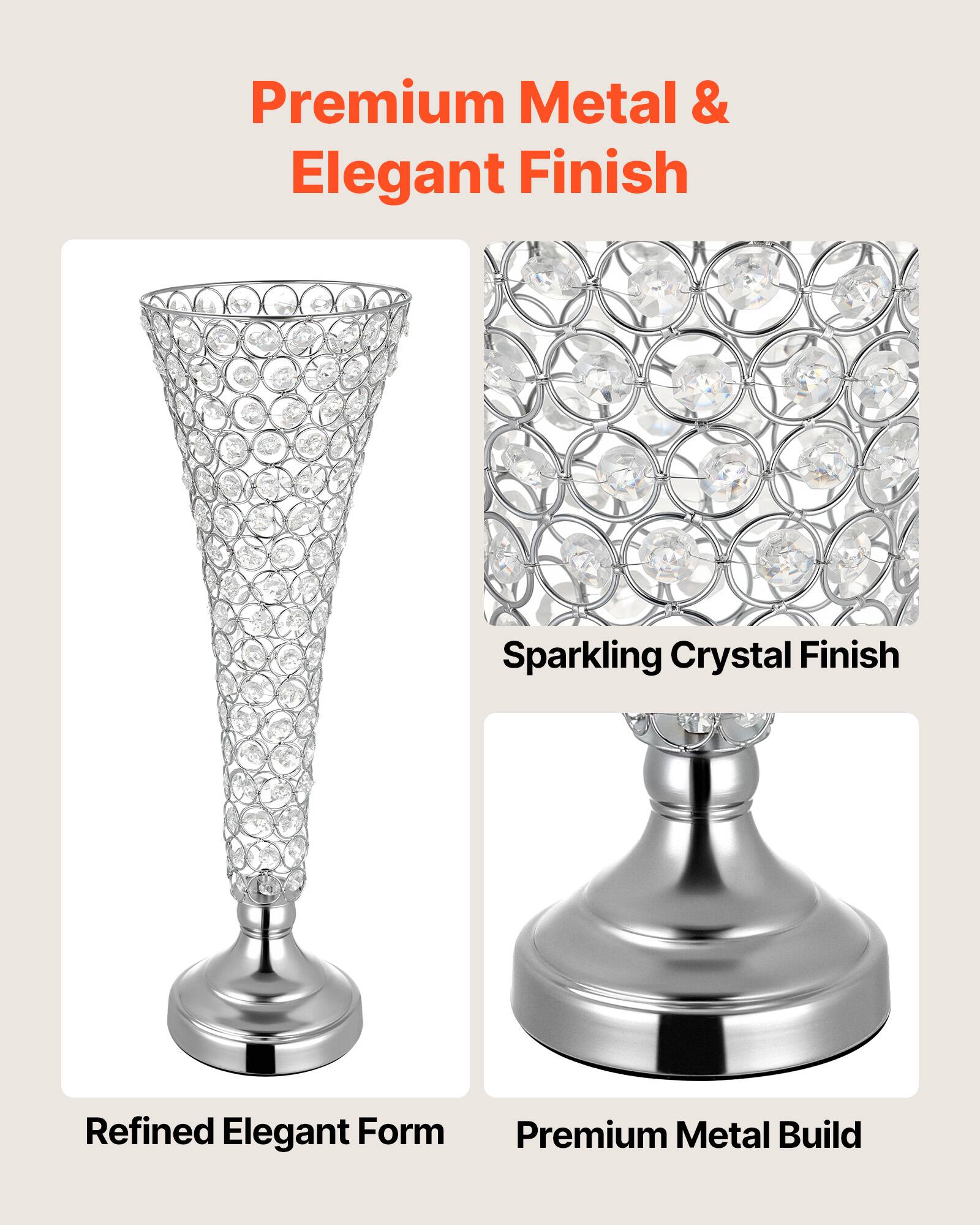 Premium Metal & Elegant Finish  
Sparkling Crystal Finish  
Refined Elegant Form  
Premium Metal Build