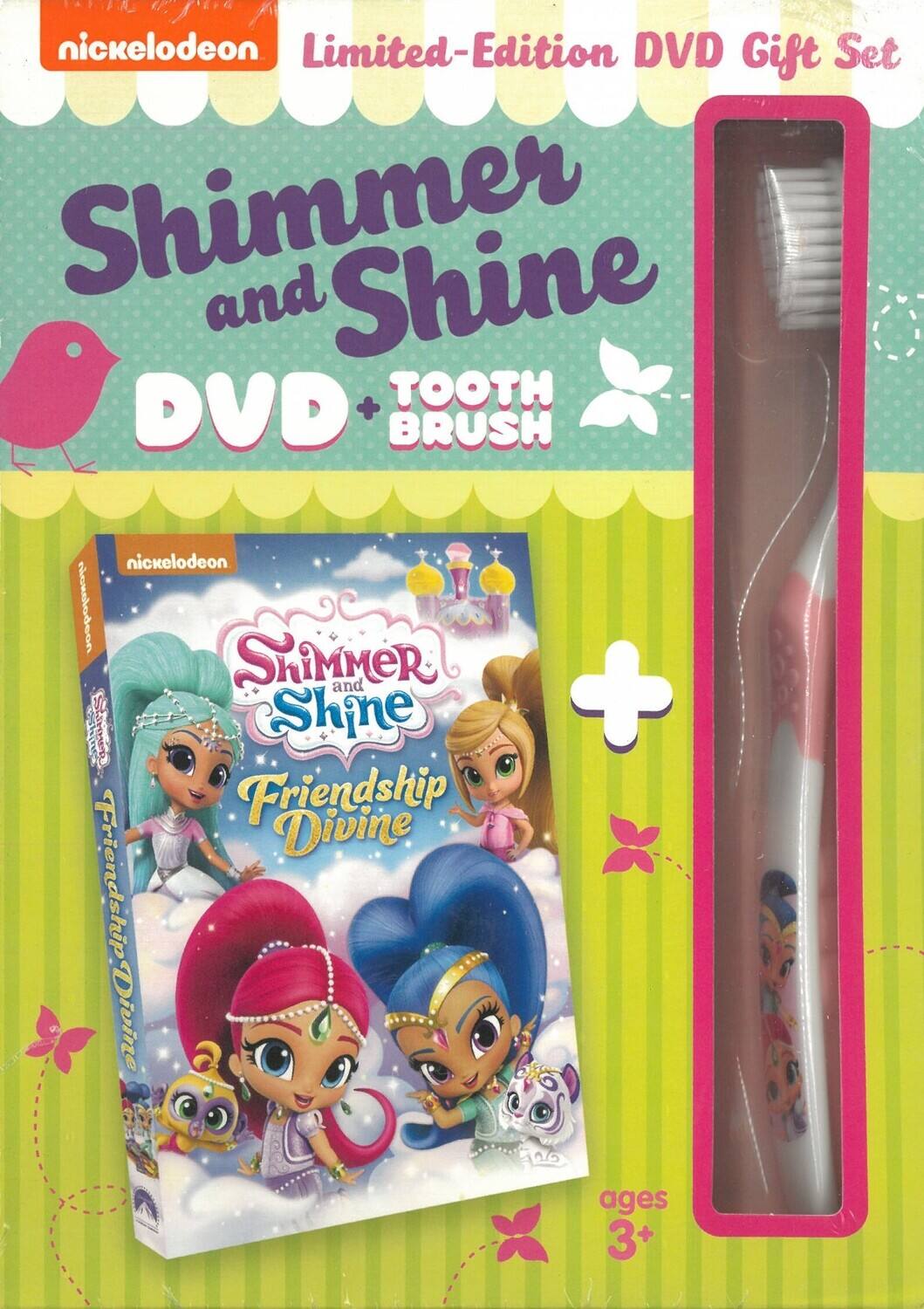 Front. Shimmer and Shine: Friendship Divine (DVD + Tooth Brush)   - DVD.