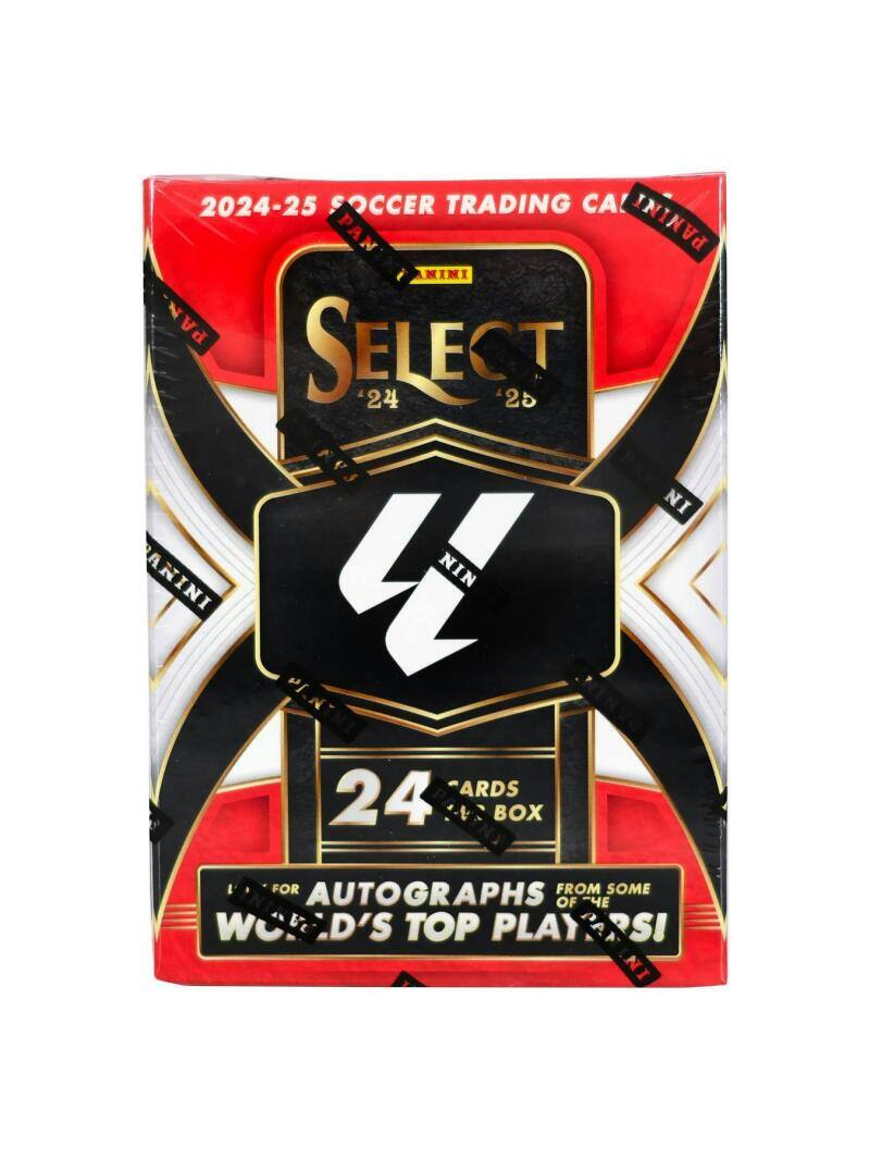 2024-25 Soccer Trading Card Panini Select. 24 Cards Box. For Autographs from Some of the World's Top Players!