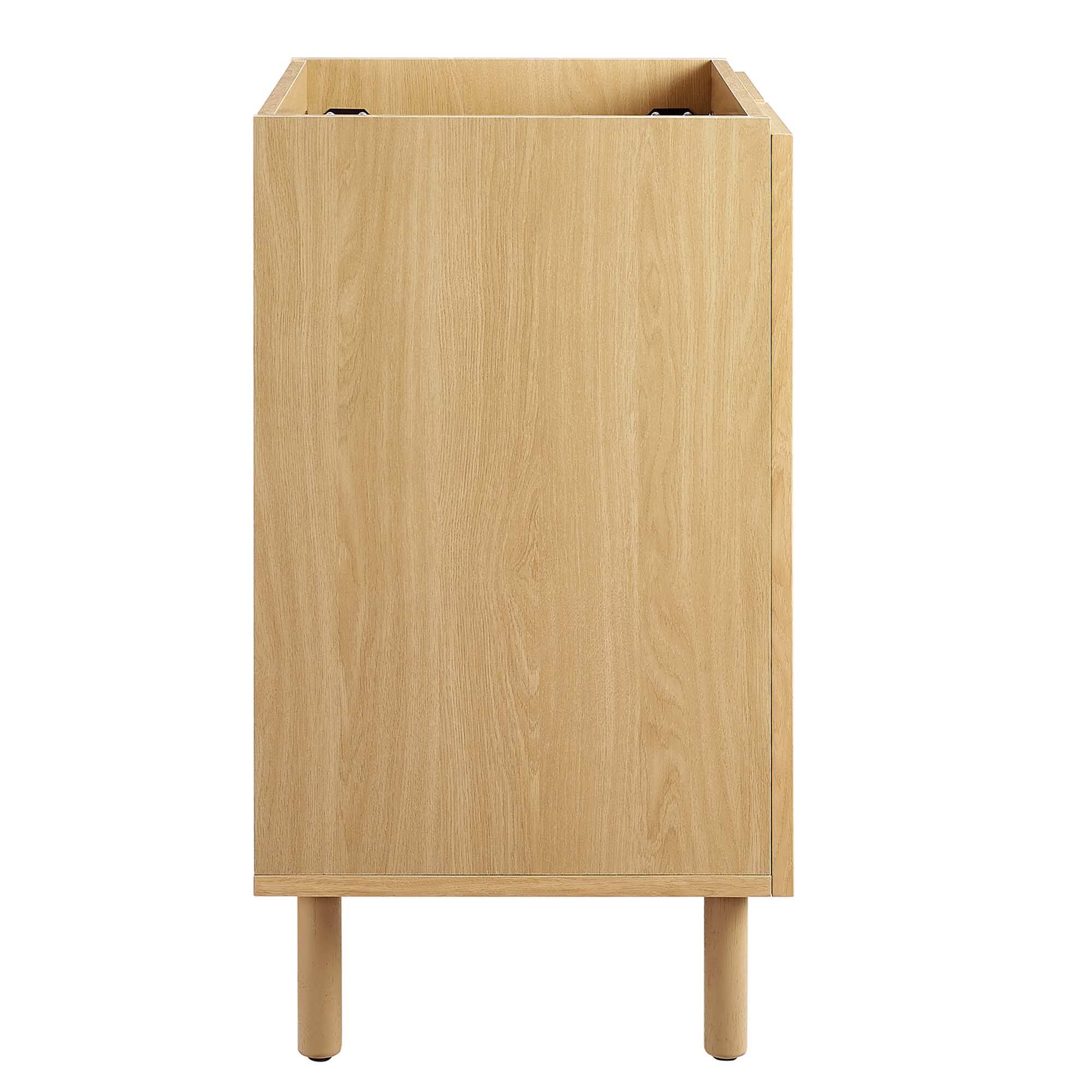 Left. Modway - Calla Bathroom Cabinet Basin Not Included by Modway - Oak.