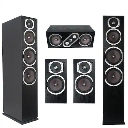 Front. Energy - Energy Reference Connoisseur Home Theater Speaker, Bundle with RC-70 Floorstanding Pair, RC-10 Bookshelf, RC-LCR Center.