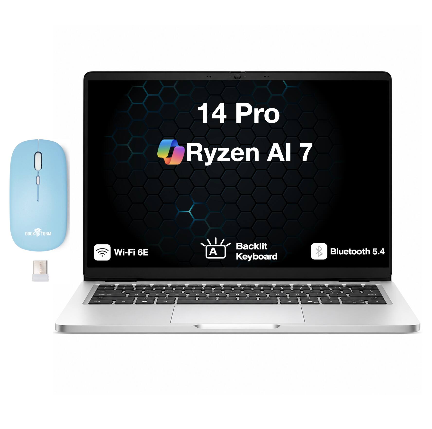 14 Pro Ryzen AI 7 DOCK FORM Wi-Fi 6E A Backlit Keyboard Bluetooth 5.4