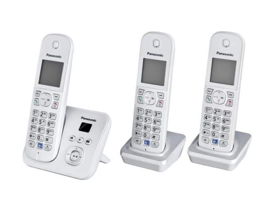 Panasonic KX TGD832W DECT 6.0 Expandable Cordless Phone System