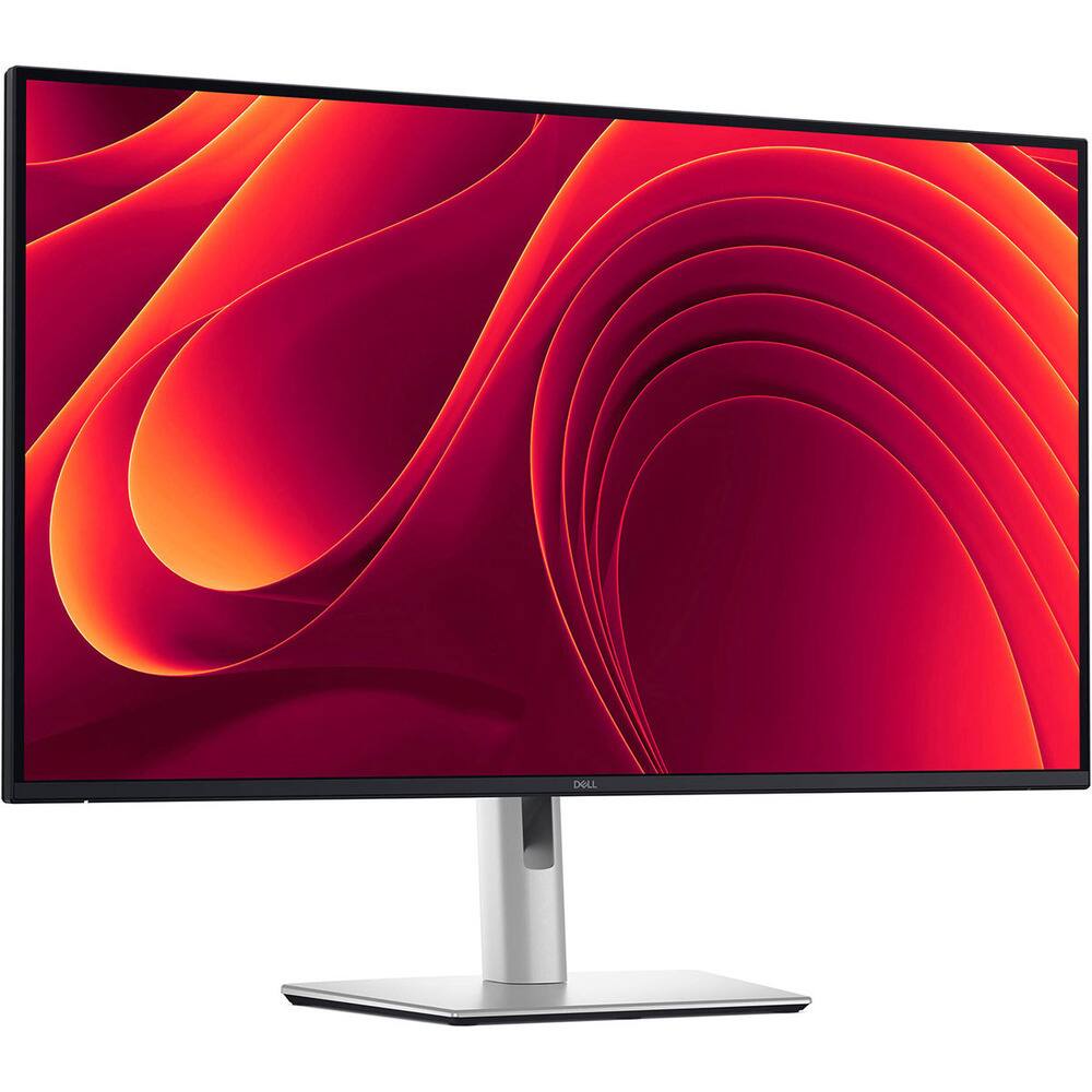 Angle. Dell - Pro 32 Plus 4K USB-C Hub Monitor P3225QE with ZoomSpeed HDMI & Ethernet Cables + AOM Cleaning Cloth.