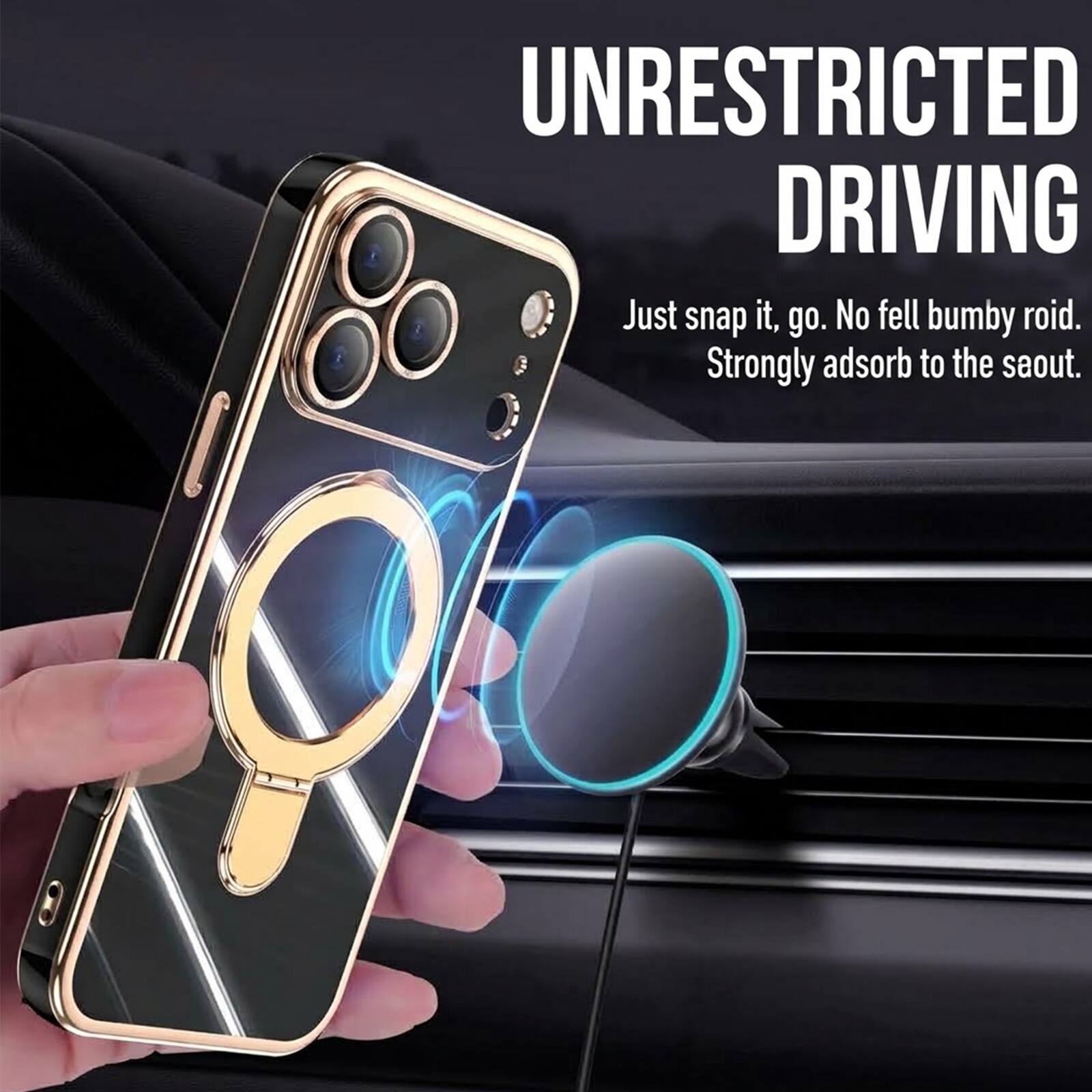 UNRESTRICTED DRIVING  
Just snap it, go. No fell bumpy roid.  
Strongly adsorb to the saout.