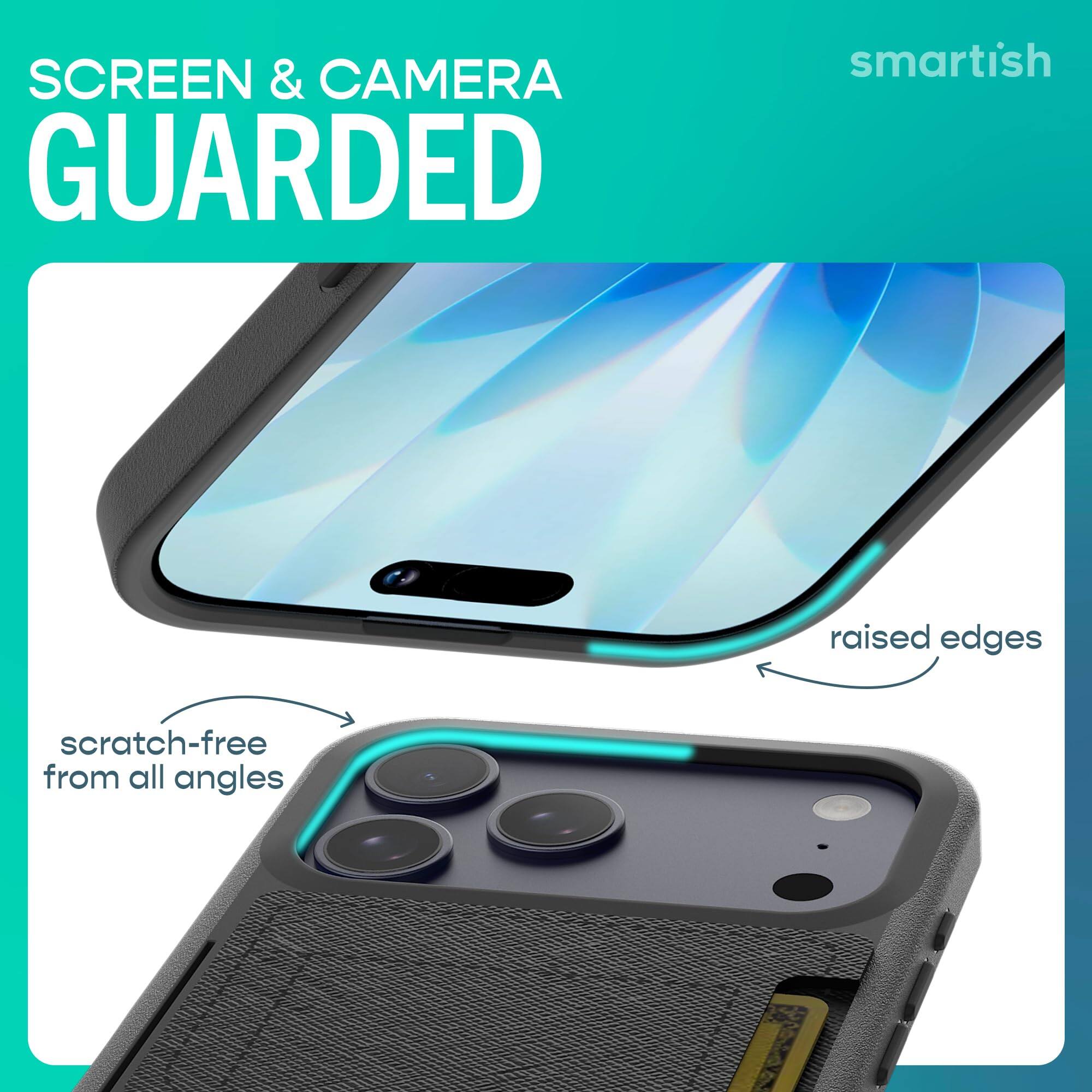 SCREEN & CAMERA GUARDED

smartish

raised edges

scratch-free from all angles