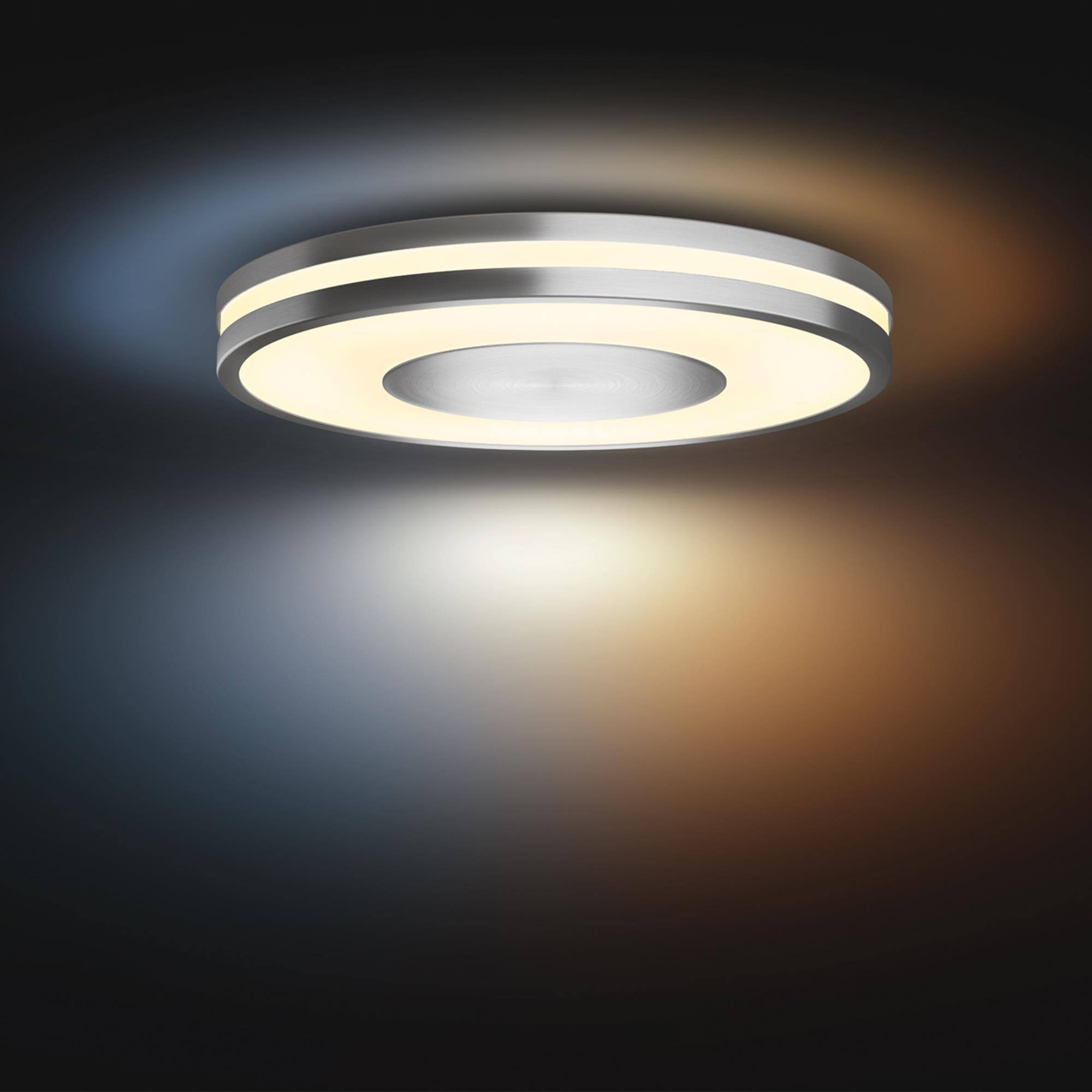 Philips Geek Squad Certified Refurbished Hue White Ambiance Being Ceiling Light Silver Gsrf 6785