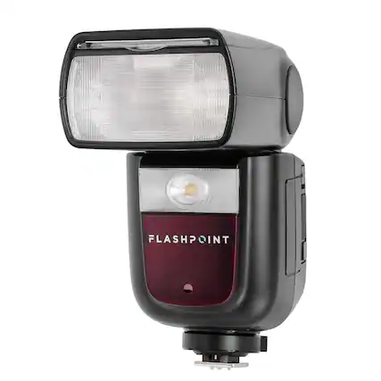 Front. Flashpoint - Flashpoint Zoom Li-on III R2 TTL On Camera Flash for Fujifilm, 76ws 2.4GHz 1/8000s HSS Speedlight w/Quick Manual-TTL.