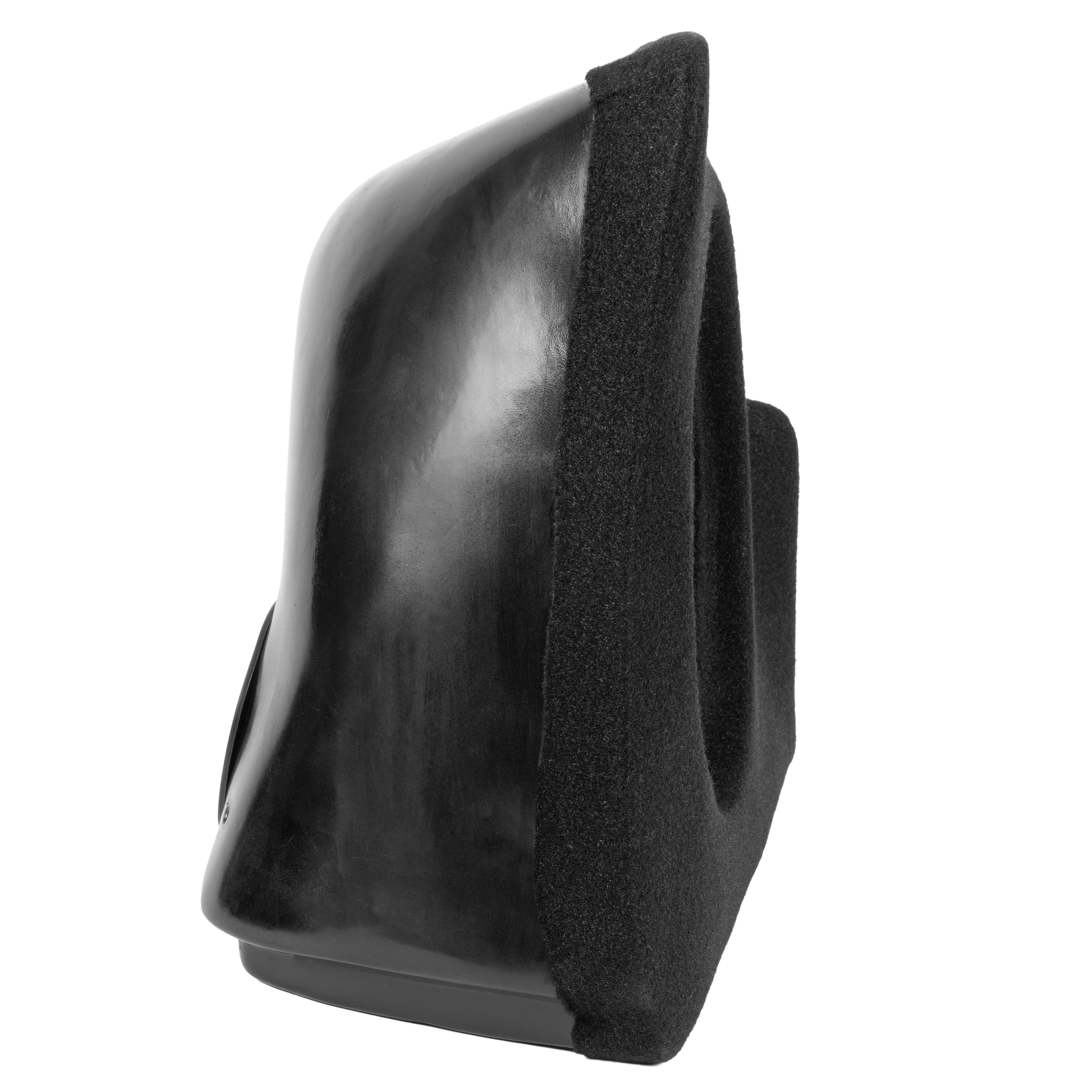 Left. NVX - UBE-TOY-HIG3 BOOST Box Custom Fit 10in Empty Sealed Subwoofer Enclosure for 2014-2019 Toyota Highlander Hybrid.