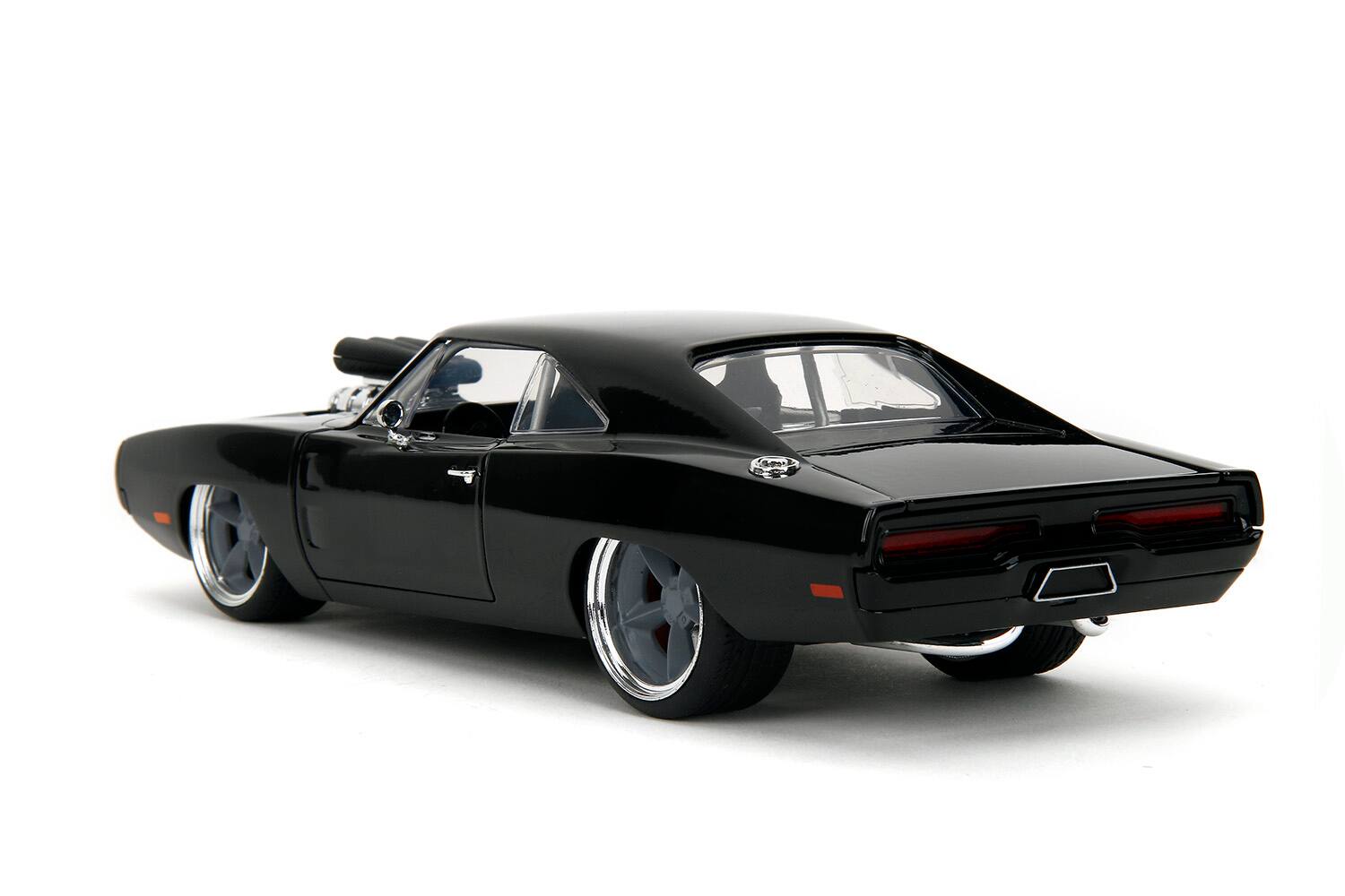 Alt View 5. Jada - 1970 Dodge Charger R/T Black "Fast X" (2023) Movie "Fast & Furious" Series 1/24 Diecast Model Car by Jada.