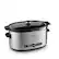 Front. KitchenAid - KitchenAid® 6-Quart Slow Cooker with Solid Glass Lid - KSC6223 - Stainless-Steel.