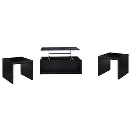 Coaster Co. of America - Knapp 3-piece Lift Top Coffee Table Set - Black