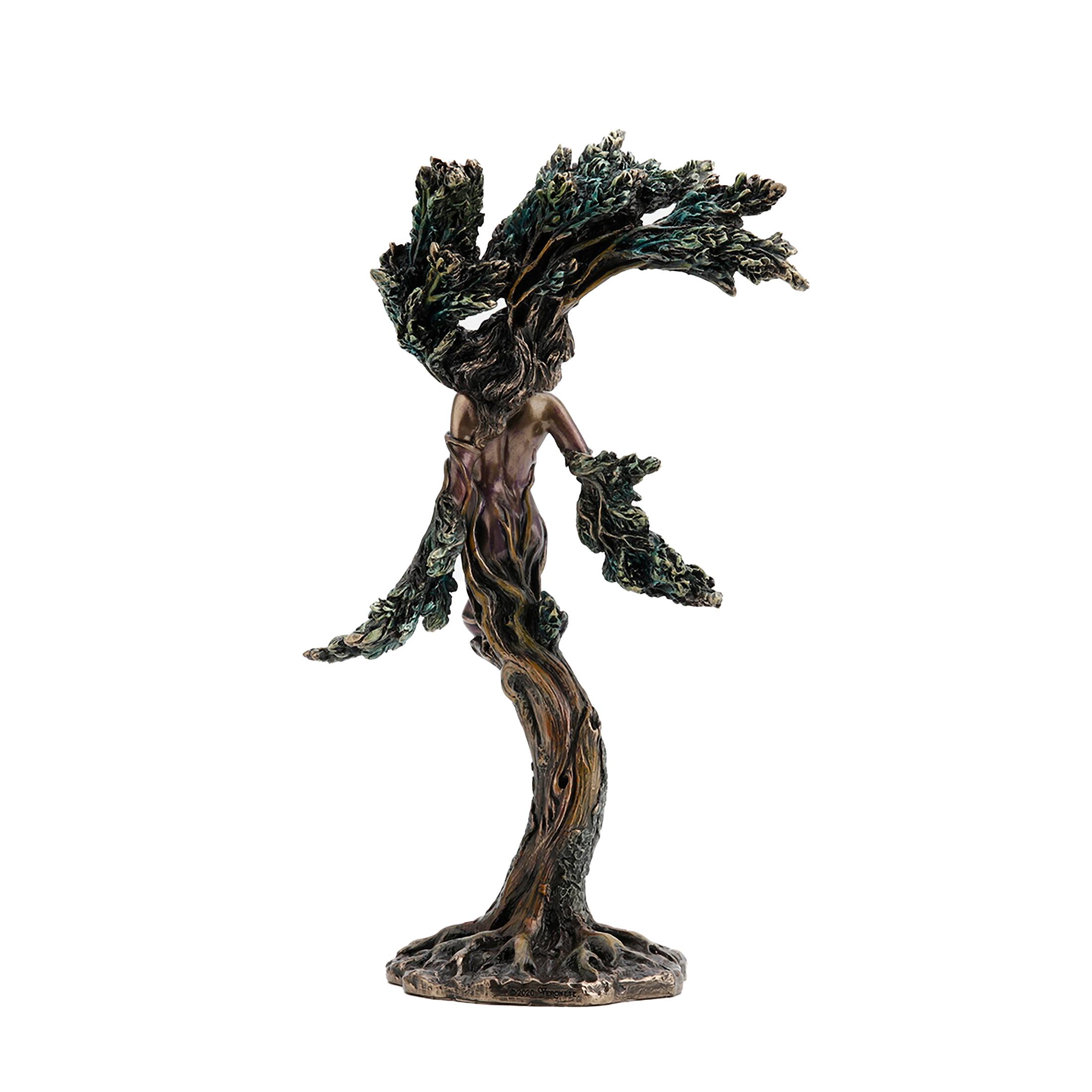 Alt View 4. Veronese Design - Bronze Finished Meliae The Forest Nymph Statue Greek Mythology - Bronze.