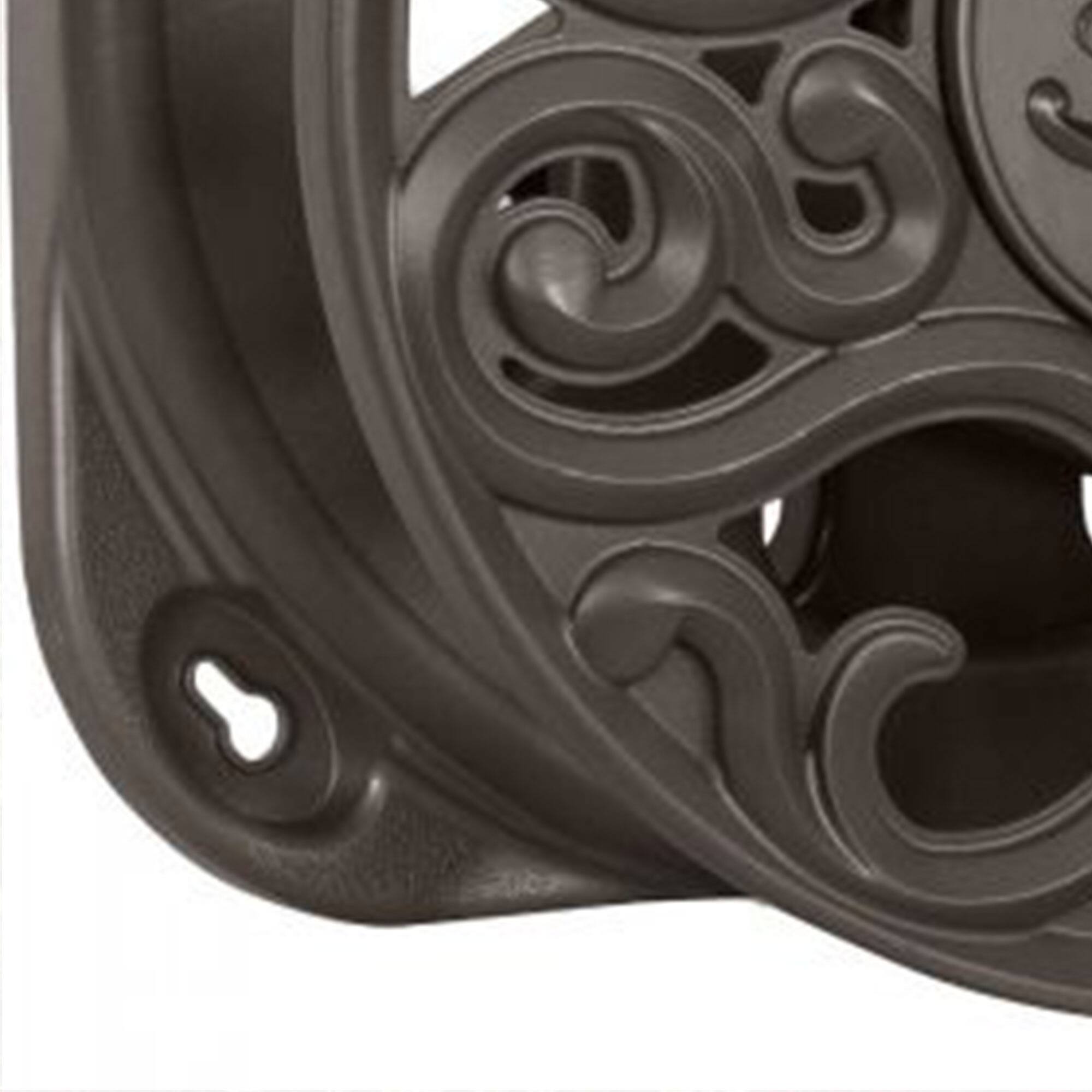 Alt View 8. Suncast - Suncast Sidewinder 60 Foot Side Scroll Decorative Wall Mount Hose Reel, Bronze.