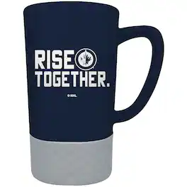 Great American Products - Winnipeg Jets Team Logo 16oz. Rally Cry Jump Mug - Multicolor