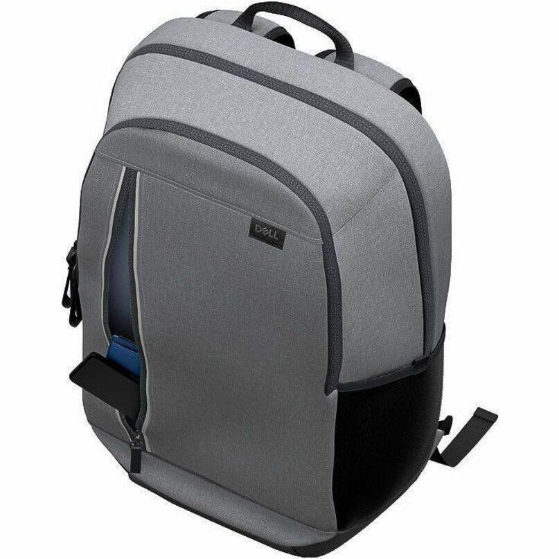 Alt View 5. Dell - Dell EcoLoop Urban CP5625G Carrying Case (Backpack) for 14" to 16" Notebook - Heather Gray - Water Resistant, Dirt - Charcoal Gray.