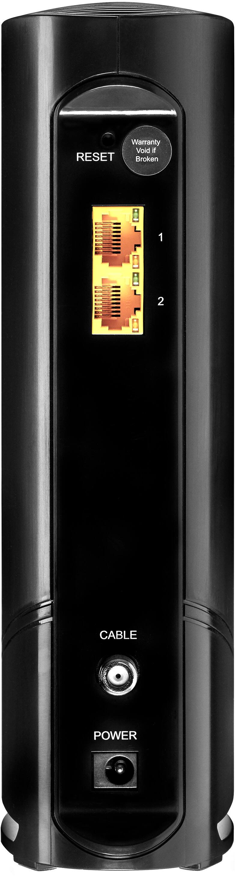 Warranty void if RESET button is broken. Cable and power.