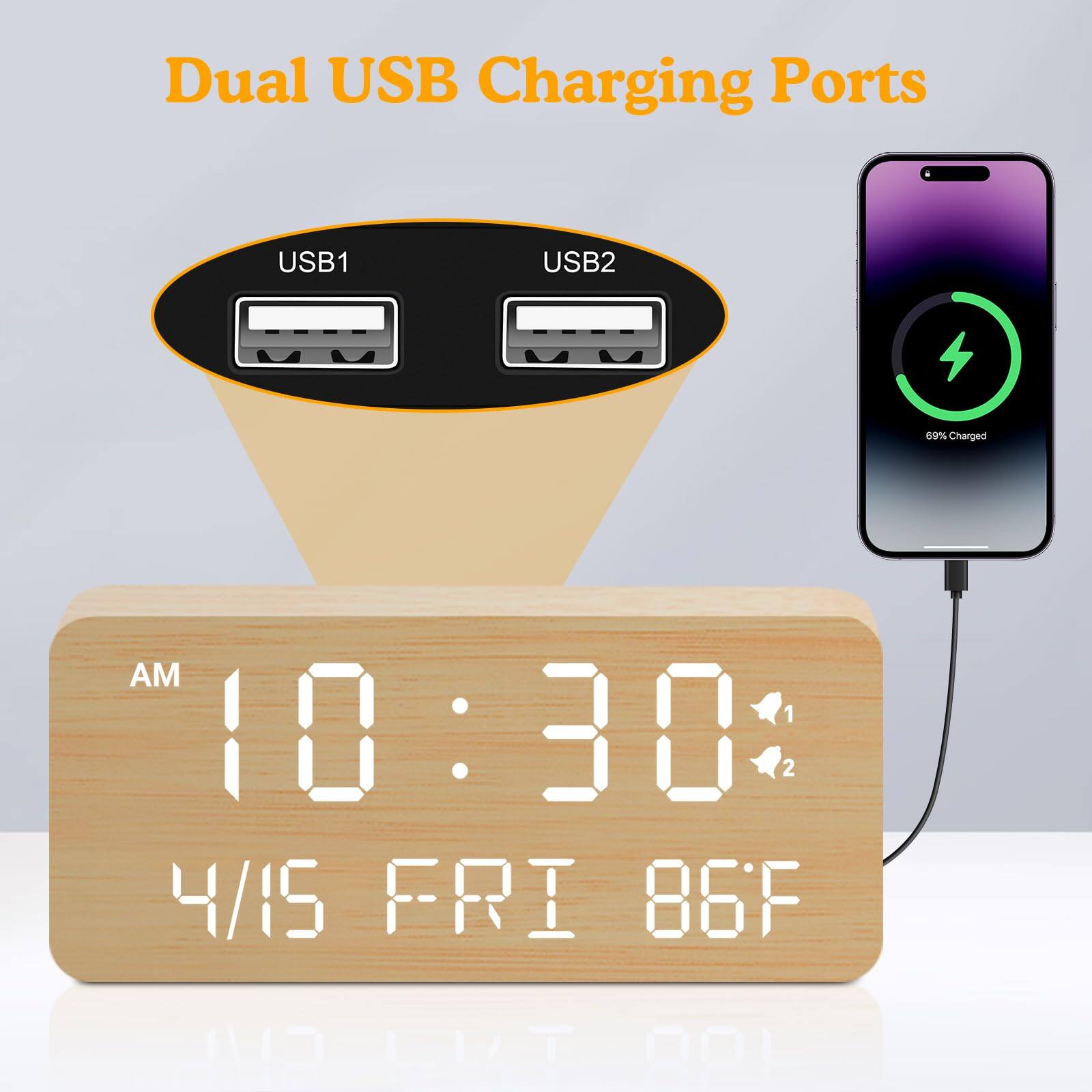 Dual USB Charging Ports

USB1 USB2

AM 10:30

4/15 FRI 86°F

69% Charged