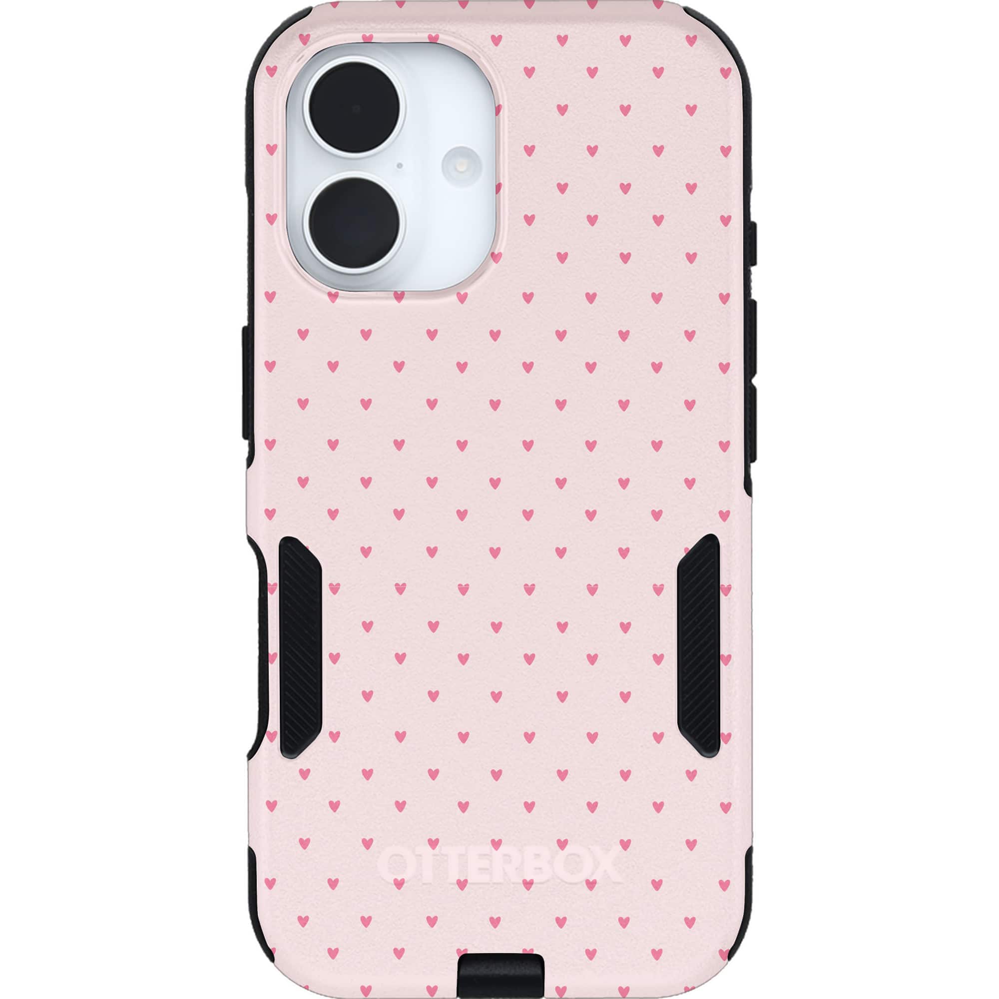 OtterBox - Artist Edition MagSafe Commuter Series Case for iPhone 16 - Love is in the Air Hearts