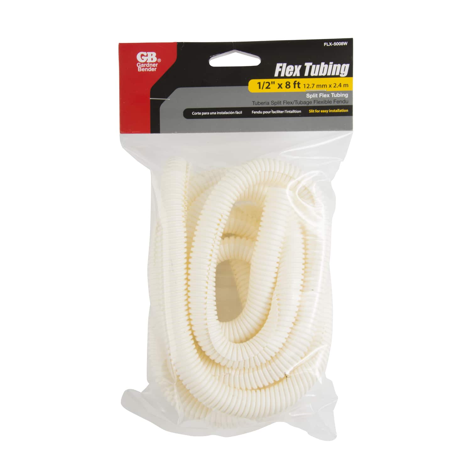 Gardner Bender - 8 ft. L White Polyethylene Flex Tube