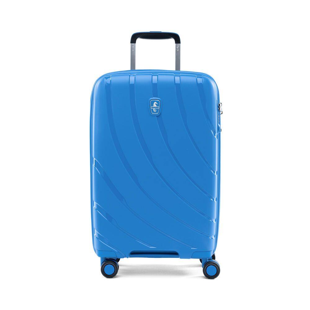 Angle. Atlantic - Atlantic Luggage Hardside Expandable Carry On Spinner - Ocean Blue.