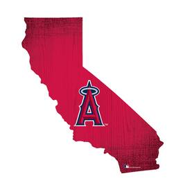 Fan Creations - Los Angeles Angels 12" Logo State Sign - Multicolor
